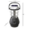 Fleming Supply Solar Powered, Crank Dynamo, Battery Operated Lantern, 4 Ways to Power, 180 Lumen 36-LED for Camping 175762YDT